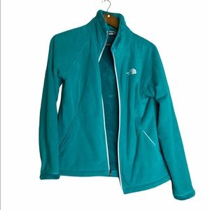 The North Face Fleece Teal Zip Jacket